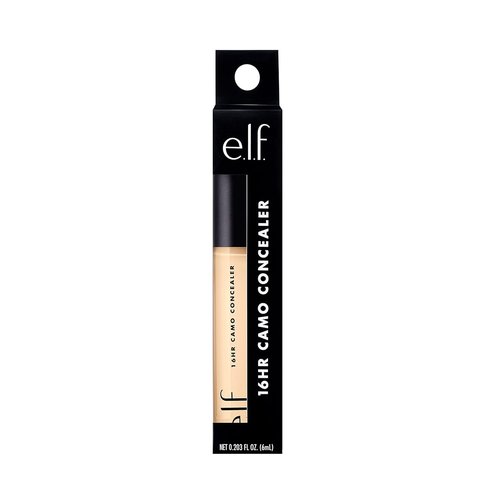 e.l.f. 16HR Camo Concealer - Full Coverage Matte Finish for Under-Eye & Blemish Correction | Hydrating, Fair Warm