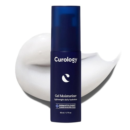 Curology Gel Face Moisturizer - Daily Lotion with Hyaluronic Acid for All Skin Types | 1.7 fl oz