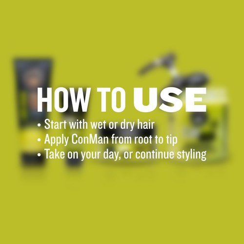 GIBS Grooming Con Man Hair & Beard Pudding - 19 Fl Oz | Nourishing Styling Cream