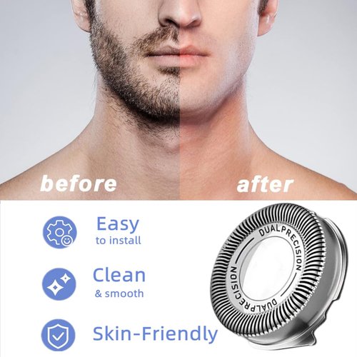 Aquatec HQ8 Replacement Shaver Heads - Compatible Philips Norelco PT720/AT880/AT810 Blades, 3 Pack