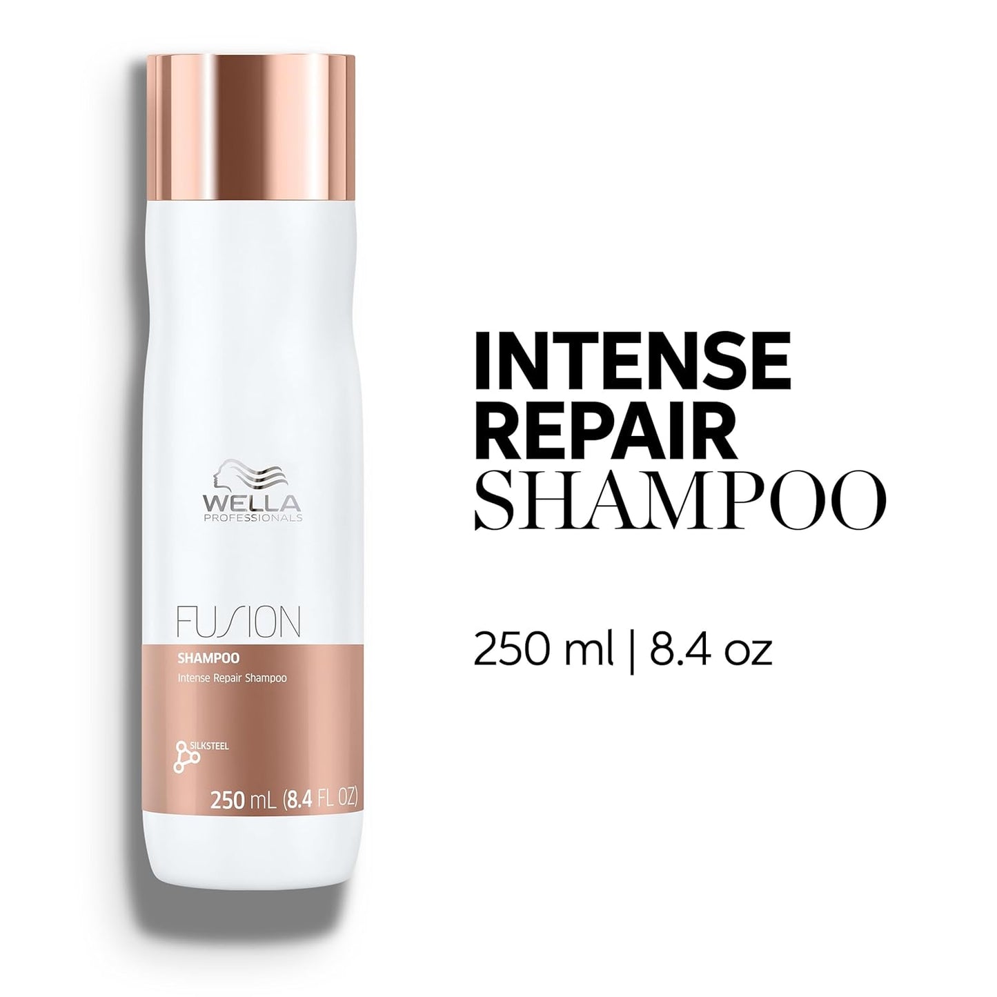 Wella Professionals Fusion Intense Repair Shampoo - Strengthens Damaged Hair | Anti-Breakage Formula
