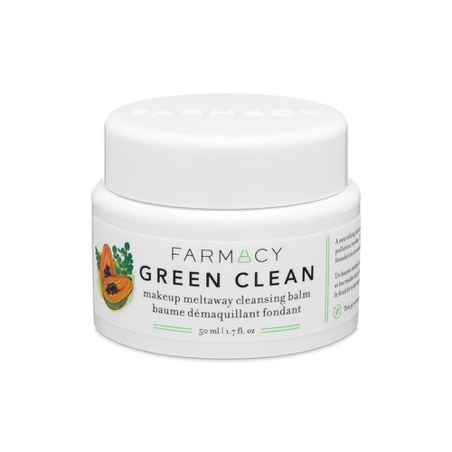 Farmacy Green Clean Makeup Remover Balm - Waterproof Cleansing Oil for Face | Hydrates & Softens Skin (50ml)