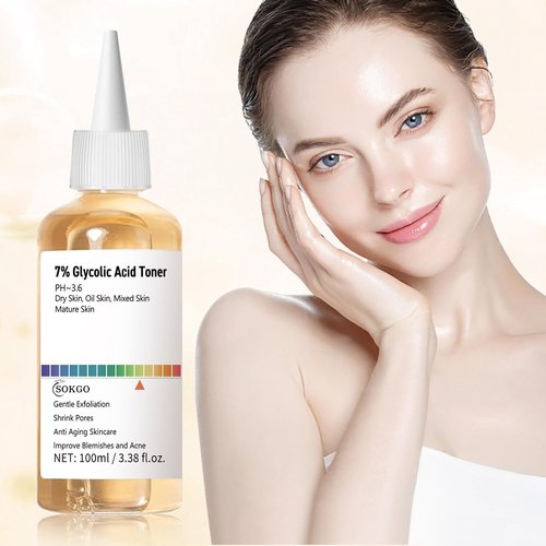 **Regine Switzerland 7% Glycolic Acid Exfoliating Toner - Pore Minimizing & Hydrating Formula**