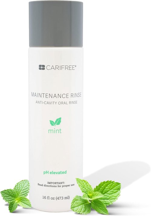 CariFree Maintenance Rinse - Mint Fluoride Mouthwash | Dentist Recommended, Alcohol-Free, pH Neutralizer