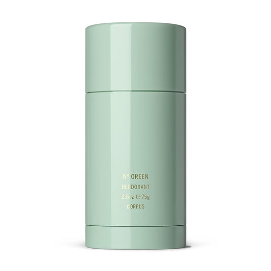 CORPUS Natural Deodorant Stick - Sensitive Skin Formula | Aluminum-Free, Non-Toxic | Unisex, Made in the USA (Nº Green)