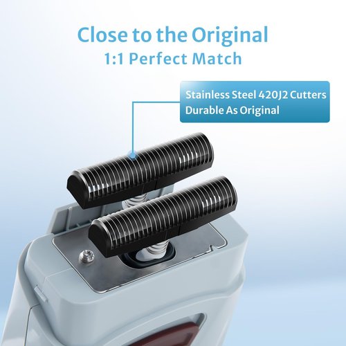 Andis Foil Shaver Replacement Blades - 4-Pack Compatible with TS1, TS2, Babyliss FXFS2 & Wahl 5 Star Vanish