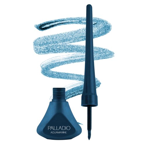 Palladio Liquid Eyeliner - Highly Pigmented Waterproof Formula for Intense Eye Definition | Aquamarine Color