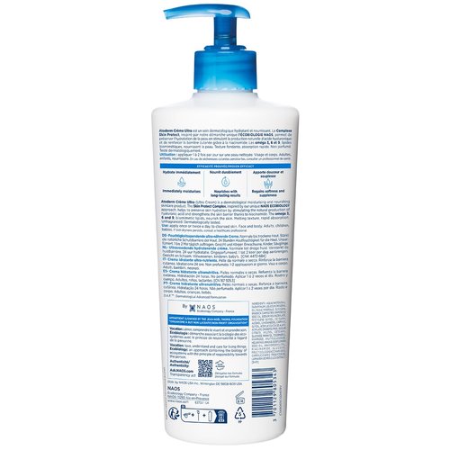 Bioderma Atoderm Cream - Ultra Hydrating Body Moisturizer for Sensitive Skin | 500ml