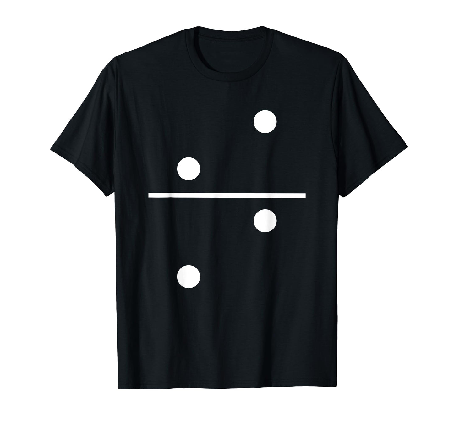 Domino 2 and 2 Matching T-Shirt Halloween Group Costumes 2-2 T-Shirt