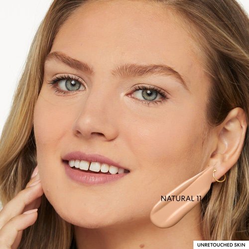bareMinerals Barepro Liquid Foundation - Full Coverage SPF 20, Breathable & Vegan, Natural Matte Finish