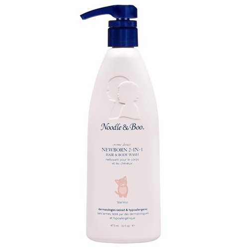 Noodle & Boo Baby Shampoo & Body Wash - Tear-Free, Hypoallergenic, Moisturizing Formula, 8 Oz