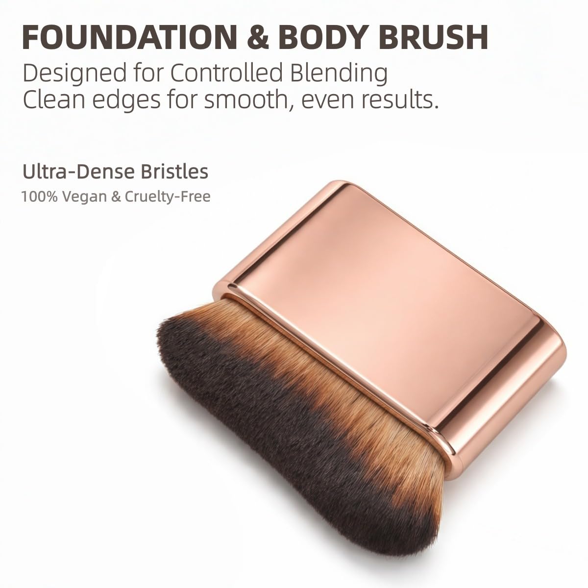 Skiennix Self Tanner Brush - Professional Kabuki Applicator for Even, Streak-Free Coverage | Ideal for Body, Face & Neck