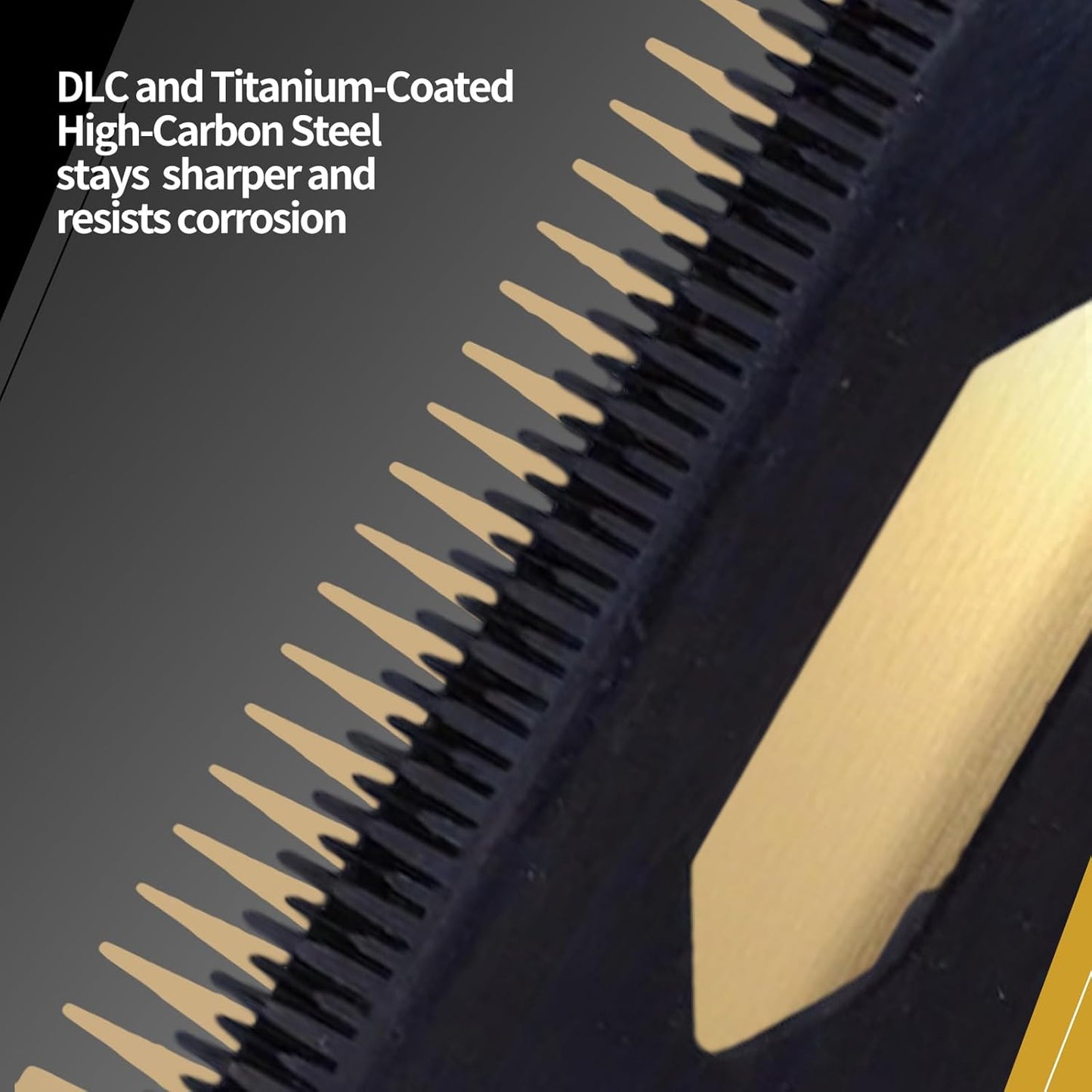 Wahl 5 Star Replacement Blade Set - Professional 2-Hole Stagger Tooth Gold Blades for Hair Clippers