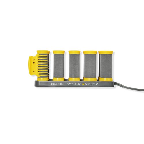 Drybar The Roller Club Curling Hot Rollers - Fast Heating, Gentle on Hair, 10 Rollers in 2 Sizes, Reduces Frizz & Adds Shine
