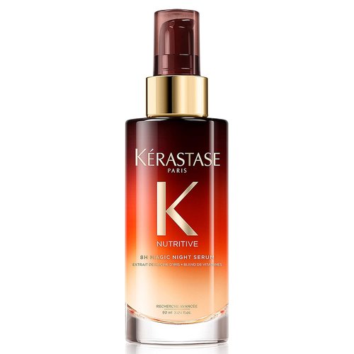 Kerastase Nutritive 8H Magic Night Serum - Nourishing Overnight Treatment for Dry Hair, Enhances Shine & Reduces Frizz