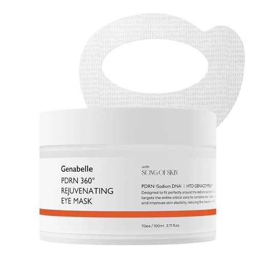 Genabelle PDRN 360° Rejuvenating Eye Mask - Hydrating Eye Patches with PDRN & Peptides for Dark Circles & Puffiness - 3.38 fl oz