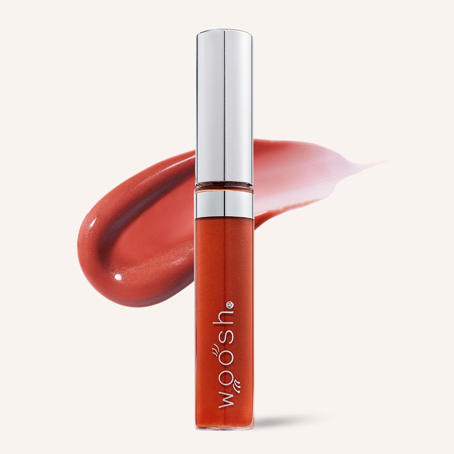Woosh Beauty Spin-On Lip Gloss - Hydrating Hyaluronic Acid & Shea Butter Formula | Vegan, Shine Finish