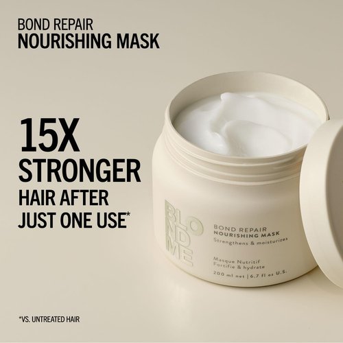 BlondMe Bond Repair Nourishing Mask - Intensive Treatment for Blonde Hair | Adds Moisture & Softness