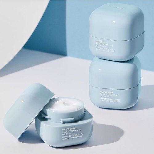 LANEIGE Water Bank Eye Cream - Hydrating Treatment with Niacinamide & Caffeine for Brightening & Puffiness Reduction