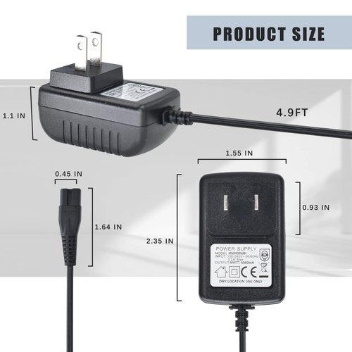 BaByliss PRO Replacement Charger - 4.5V Power Adapter for Hair Clippers & Trimmers | Compatible with FX870, FX788, FX787, FXSSM, FX820, FX726, FX825