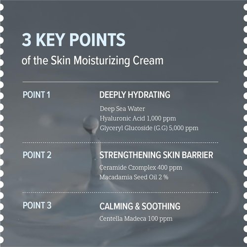 O'LABS Facial Moisturizing Cream - Anti-Aging Deep Sea Water Formula | 60ml / 2.02 fl.oz
