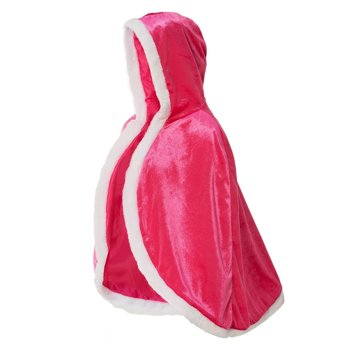 Morph Costumes Girls Pink Cloak Princess Hooded Cape Halloween Outfit For Children Small