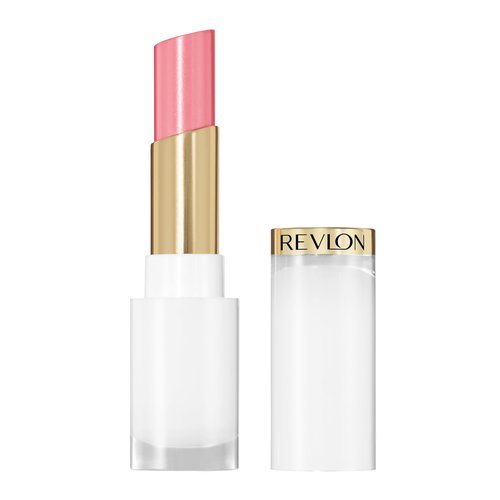 REVLON Super Lustrous Glass Shine Balm, Hydrating Tinted Lip Balm with Hyaluronic Acid, Aloe & Rose Quartz, 001 Sparkling Quartz, 0.11 oz