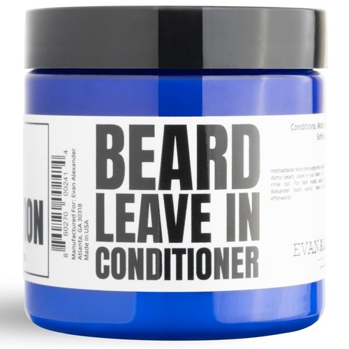 Evan Alexander Fine Grooming Hydration Beard Leave-In Conditioner - 4 oz | Softens, Tames Frizz & Promotes Growth