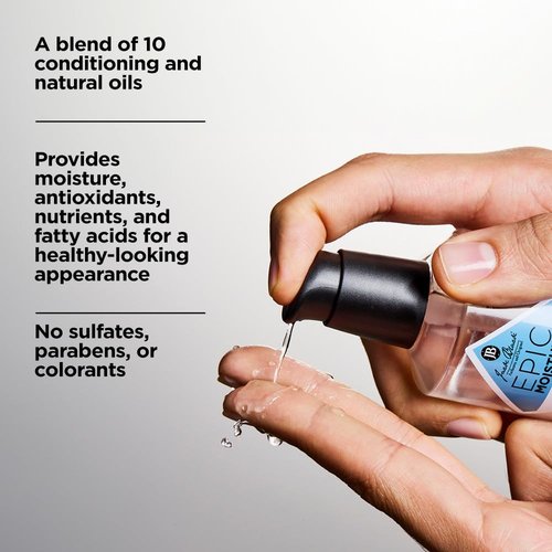 Jack Black Epic Moisture MP10 Nourishing Oil - Multi-Purpose Moisturizer for Face, Beard & Body, 2 Fl Oz