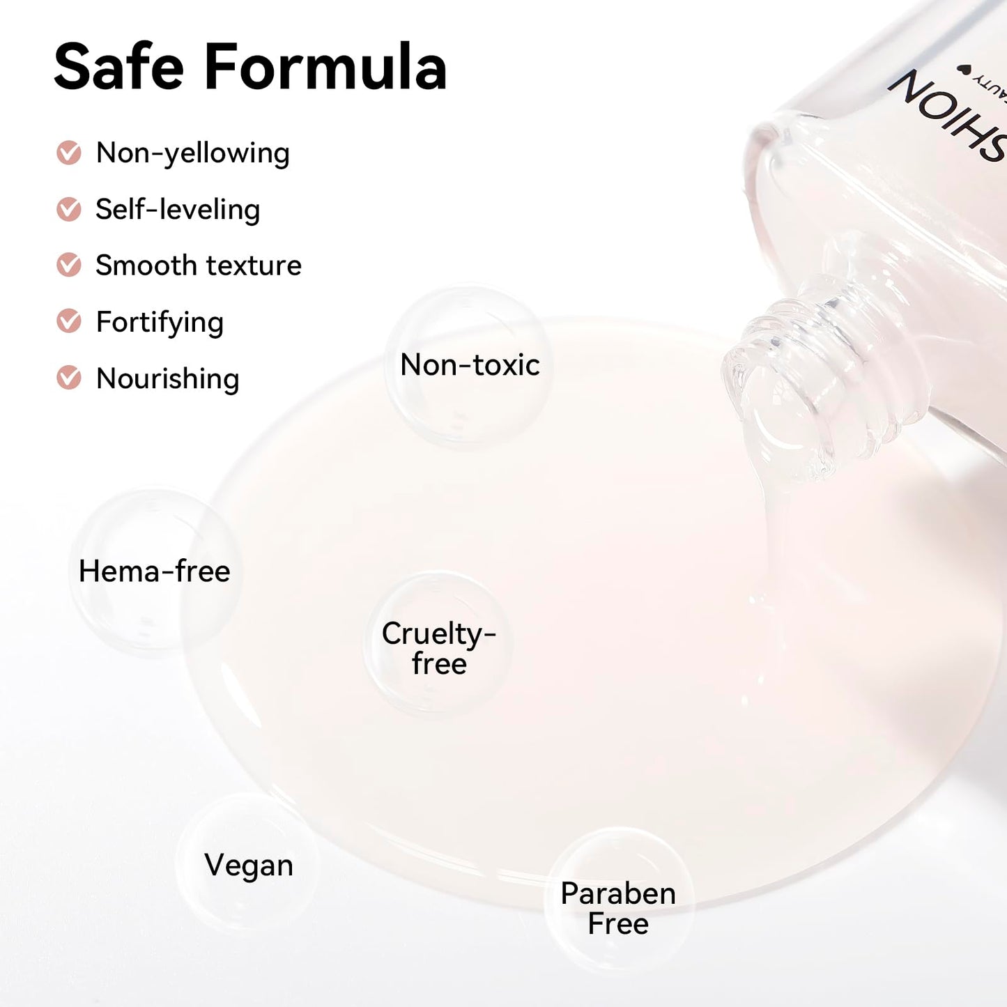 Ridge Filler Base Coat 3-in-1 Nail Strengthener Growth for Damaged Uneven Nails & Ridges, Nourish VE & Protein-Fortifying Leveling Base for Smooth, Flawless Polish | Vegan Cruelty Free