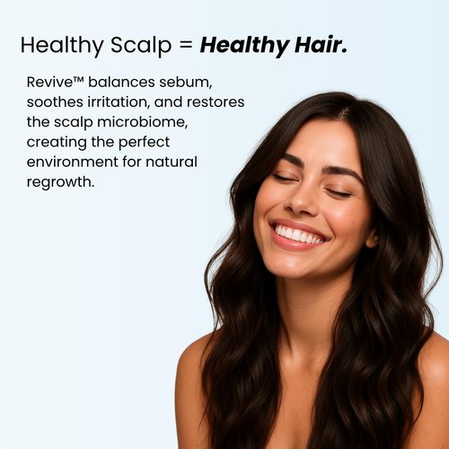 Revive Hair Strengthening Shampoo - Biotin, Caffeine & Rosemary for Thicker, Fuller Hair - Sulfate-Free, 250ml