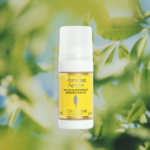 L'OCCITANE Roll-On Aluminum Free Deodorant, Reduce Body Odor, Refreshing Verbena, Eaves De Baux, Without Alcohol and Aluminum Salts, Made in France