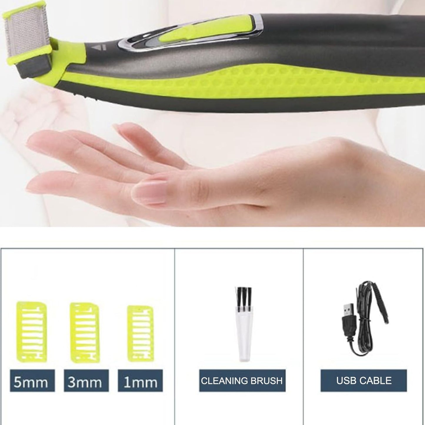 Skiennix Beard Trimmer - Rechargeable Electric Grooming Kit for Men | Washable, Versatile & Durable