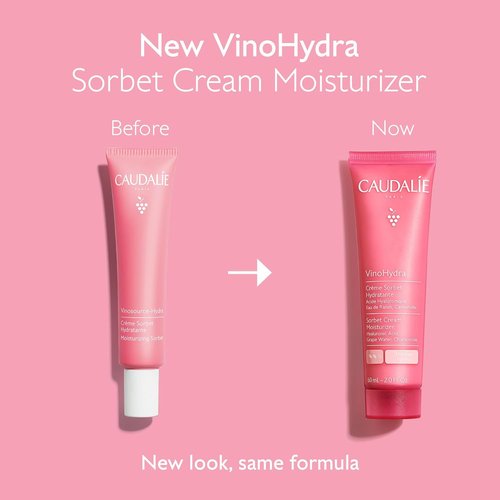 Caudalie VinoHydra Sorbet Cream Moisturizer with Hyaluronic Acid - 60 mL Hydration Boost