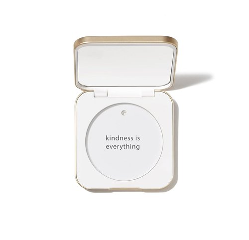 Jane Iredale Refillable Compact - Aluminum Shell with Magnetic Closure | On-the-Go Mirror | White