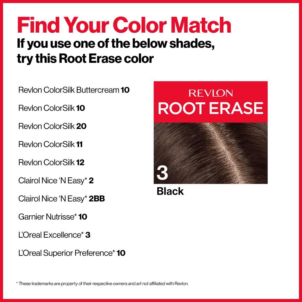 Revlon Permanent Hair Color, Permanent Hair Dye, At-Home Root Erase with Applicator Brush for Multiple Use, 100% Gray Coverage, Light Golden Brown (6G), 3.2 Fl Oz