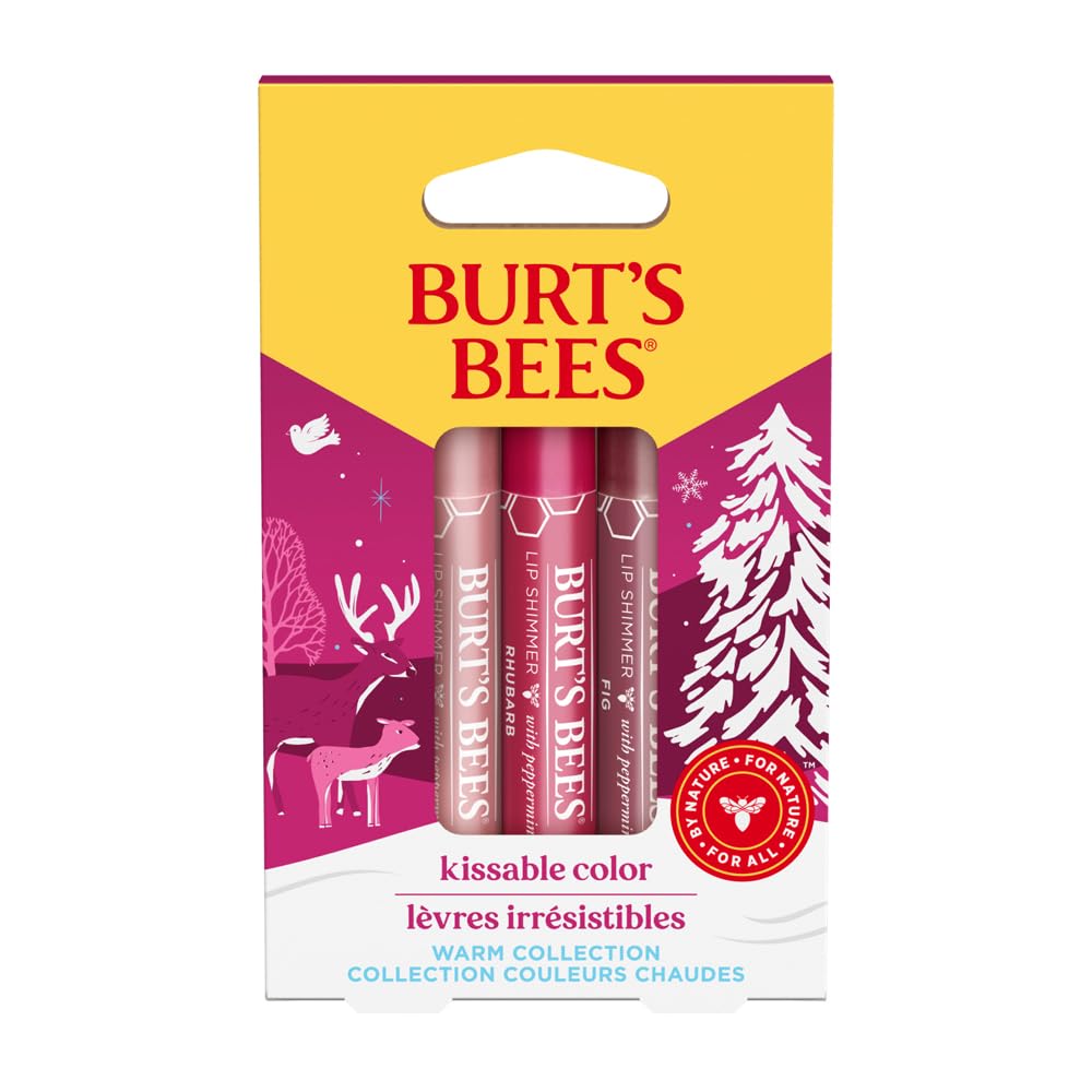 Burt's Bees Kissable Color Lip Shimmer - Perfect Holiday Gift | 1 EA