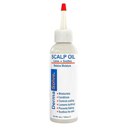 Dermasolve Scalp Oil - Flaky Scalp Relief for Psoriasis & Dandruff - 4 oz, Dermatologist Approved