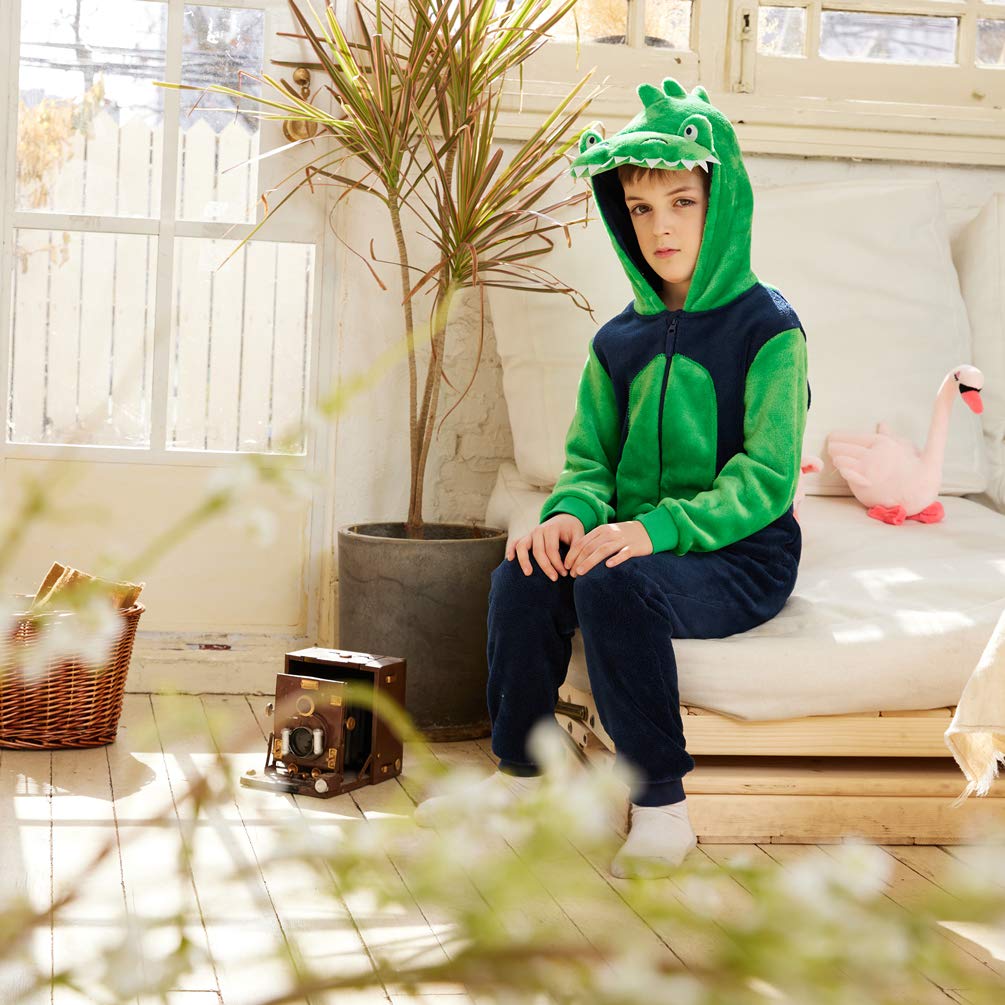 COSUSKET Dinosaur Costume for Kids, Child Onesie Pajamas Cosplay