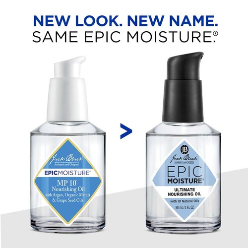 Jack Black Epic Moisture MP10 Nourishing Oil - Multi-Purpose Moisturizer for Face, Beard & Body, 2 Fl Oz