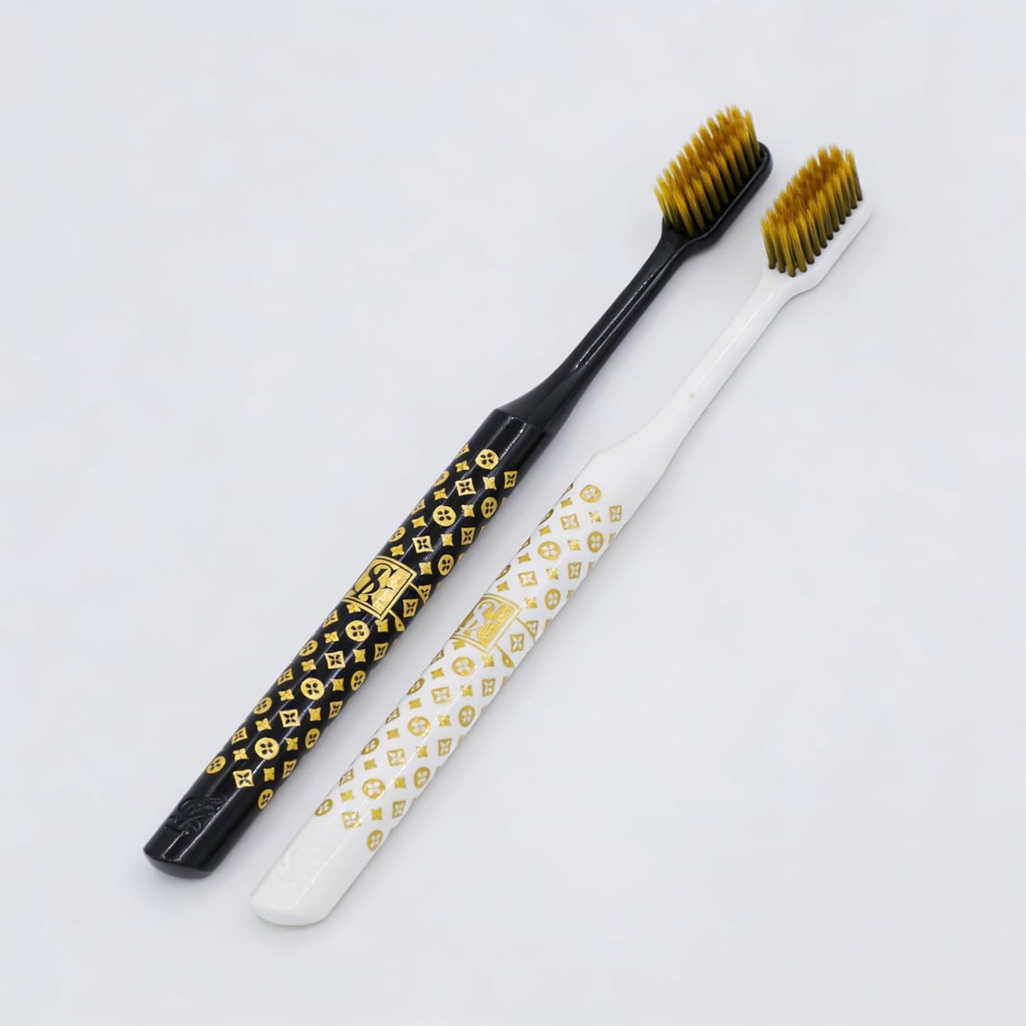 Skiennix Medium Manual Toothbrush Pack - 6 Deep Cleaning Toothbrushes for Sensitive Teeth & Gums | Gold Edition