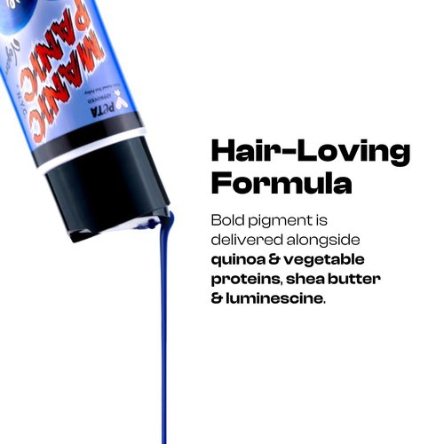 MANIC PANIC Medium Deep Violet Color Depositing Conditioner - Nourishes & Refreshes Hair - 8oz Purple Rose