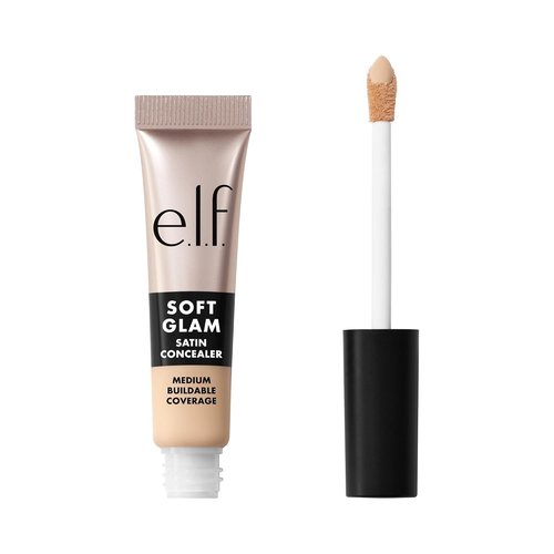 e.l.f. Soft Glam Satin Concealer - Medium Coverage for Blemishes & Under-Eye, Crease-Resistant, Vegan, 13 Fair Neutral