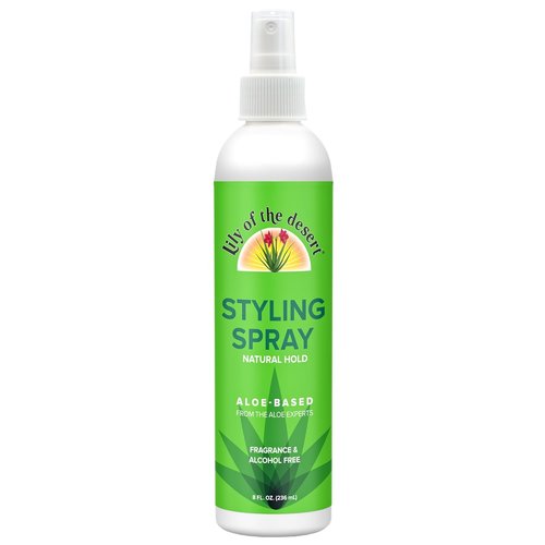 Lily Of The Desert Aloe Vera Hair Spray - Natural Hold, Unscented & Alcohol-Free, 8 Fl Oz