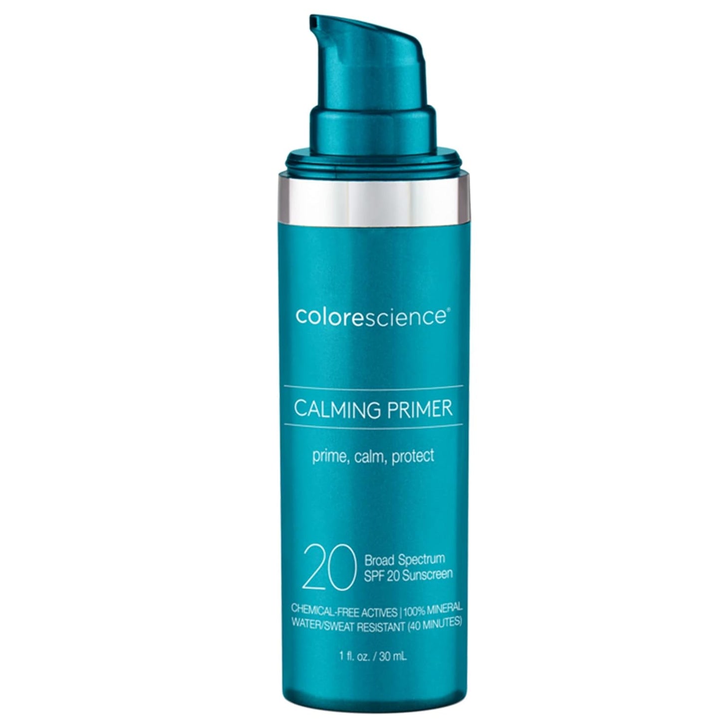Colorescience Calming Perfector Face Primer - Water Resistant Mineral Sunscreen | Broad Spectrum SPF 20, 1 Fl Oz