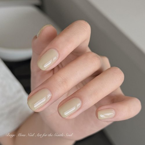 GAOY Jelly Gel Nail Polish, 16ml Sheer Translucent Soak Off Gel Polish, UV Light Cure for Nail Art DIY at Home, 3158 Beige Moss