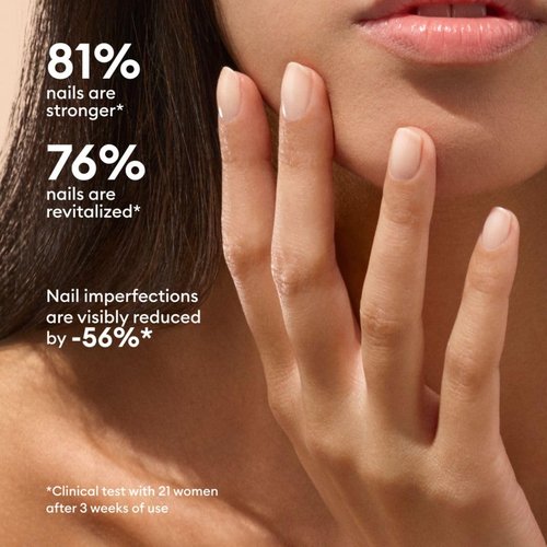 Manucurist Active Smooth 01 Nail Concealer Polish - 2-in-1 Nude Nail Strengthener & Ridge Filler