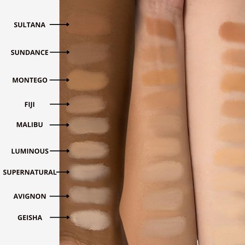 Honeybee Gardens Pressed Mineral Powder Foundation Refill - Geisha | Pale Cool Shade, Adjustable Coverage, 7.5g