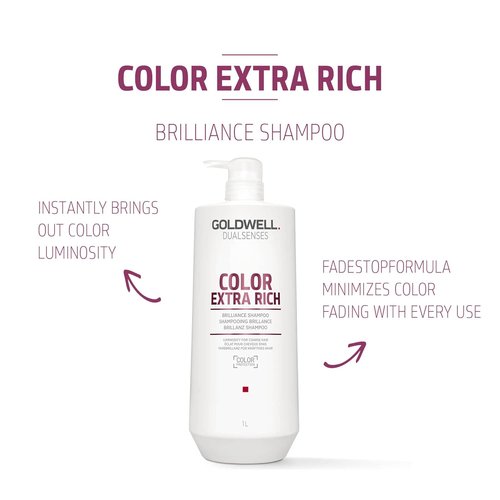 Goldwell Dualsenses Color Shampoo - Extra Rich Brilliance for Vibrant, Healthy Hair | 10.1 oz