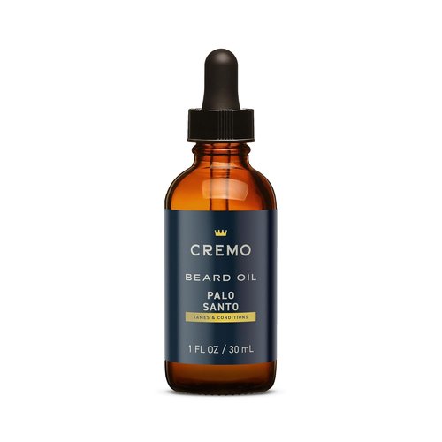Cremo Beard Oil - Palo Santo | Restore Moisture & Soften Beard - 1 Fl Oz for Itch Relief